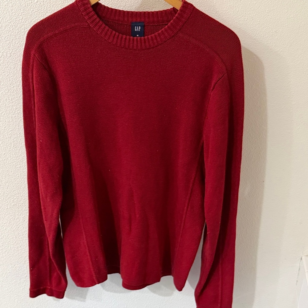 GAP Classic Red Crewneck Sweater